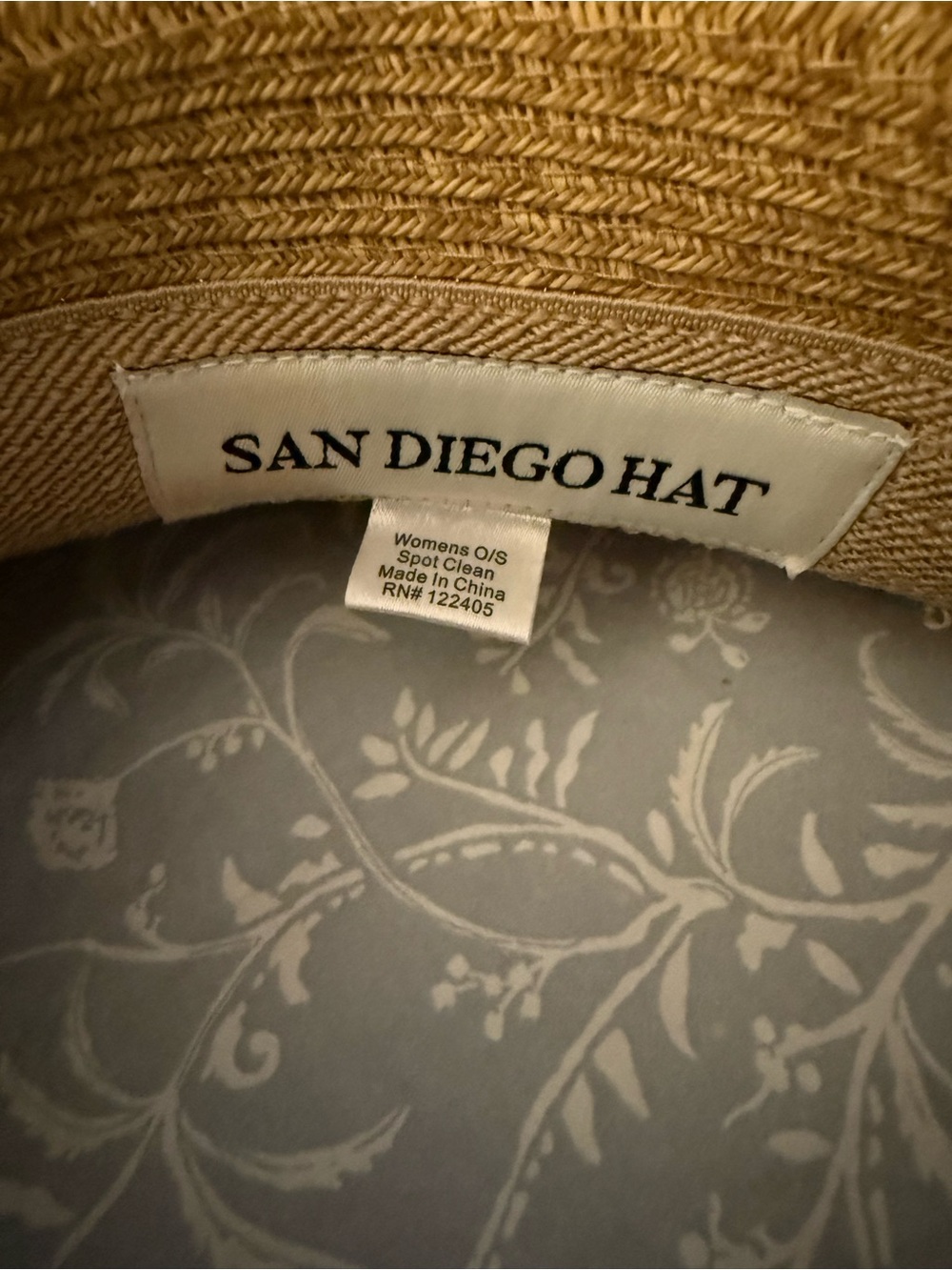 San Diego Hat Company Everyday Easy Visor in Toast color - Picture 9 of 11